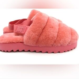 Brand New UGG SUPER FLUFF CLOG WOMEN'S SLIPPERS IN PINK BLOSSOM SZ 39